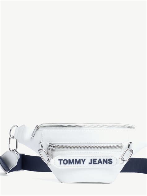 white tommy jeans bumbag.